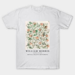 William Morris Jasmine Pattern Floral Wall Art T-Shirt